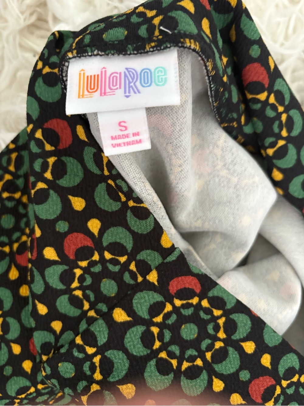 NWT LuLaRoe Cassie Pencil Skirt Geometric Floral Print Size Small - Picture 4 of 4